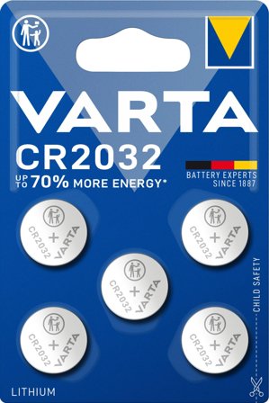 VARTA Electronics batteri - 5 x CR2032 - Li