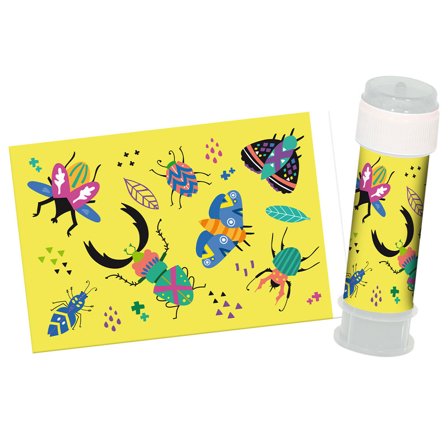 Såpebobler Wrappers Insekter 6-pakning