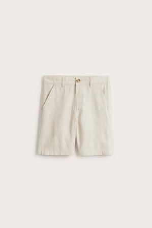 Kappahl | Pellavasekoitetta olevat huolitellut shortsit | Vaaleanbeige