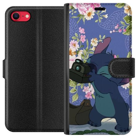 Kompatibel Tegnebogsetui til Apple iPhone SE (2020) Stitch med kamera