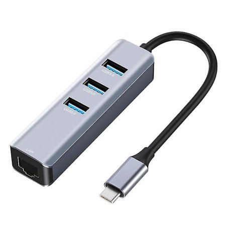 Usb C til Ethernet-adapter, rj45 til Usb C til 3/type-c Gigabit Ethernet Lan-netværksadapter til Pro