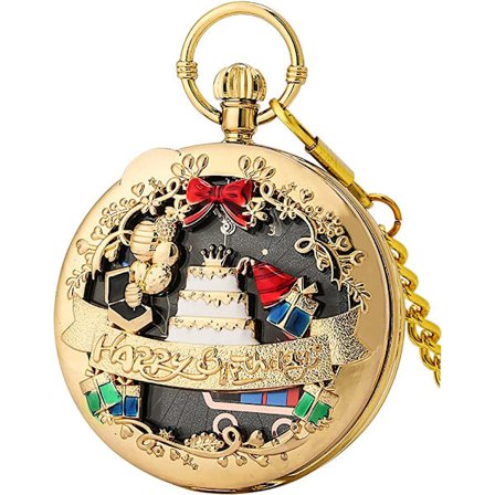 Musiikillinen taskukello käsikampi Musiikki kvartsi taskukello Un