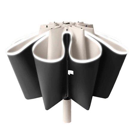 Automatisk Omvendt Foldeparaply - Vindtæt Ramme, B