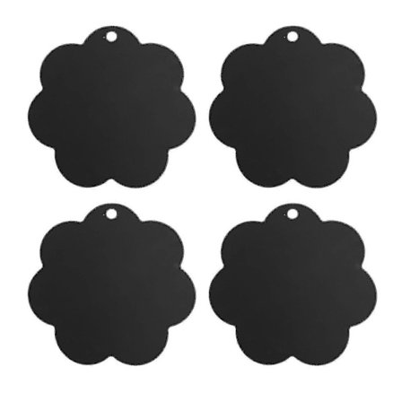 4-pack Elektromagnetisk Induktionshäll Skyddsplattor 25cm Halkfria Plattor Silikon