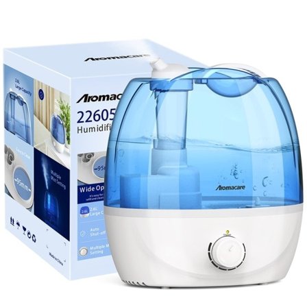 Aromacare Cool Mist Air Luftfuktare 2,6L Tyst Ultraljud Luftare