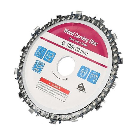 5-tommers rød vinkelsliper slipeskive 125 mm treskjæringsagkjedeskive for presisjonskutting og forming