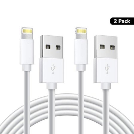 2-Pack iPhone Hurtig opladning Lightning kabel til iPhone / iPad