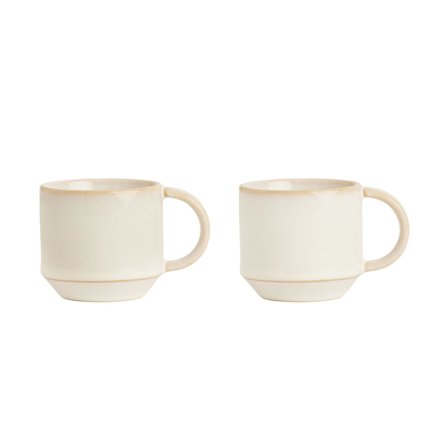 Oyoy living design Yuka espressokop, offwhite, pakke med 2 - Off white | KitchenOne