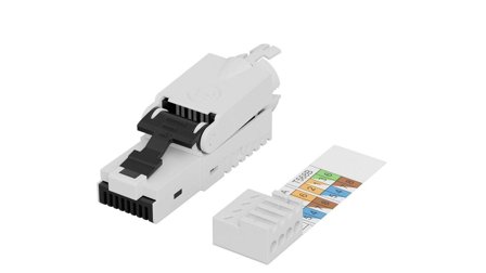 Lanview RJ45 UTP plug Cat6a for