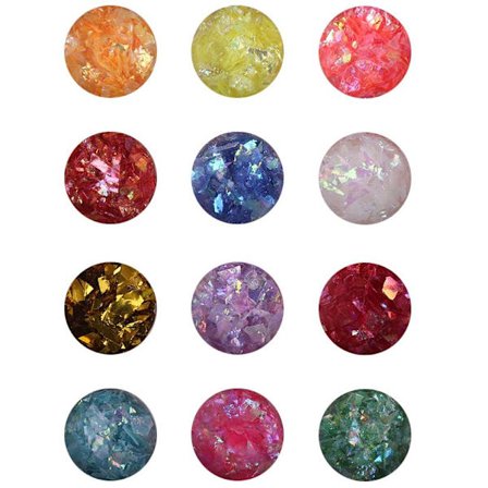 Dekorations set - Flagor - 12 Kulörer - 3 ml / burk