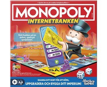 Hasbro Monopoly Internetbanken (Sv) - Monopoly Internetbanken