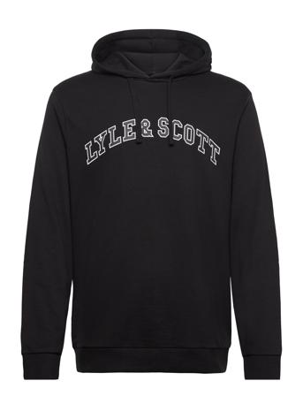 Collegiate Overhead Hoodie Hettegenser Genser Svart Lyle & Scott*Betinget Tilbud
