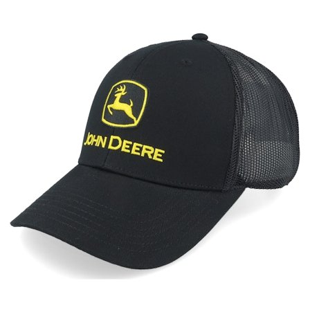 John Deere - Negro trucker Gorra - Current Embroidery Black Trucker @ Hatstore