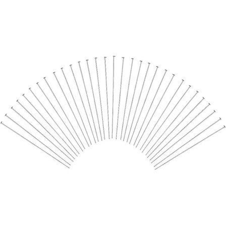 100 kpl 304 ruostumattomasta teräksestä valmistettuja pääneuloja, hieno satiinipin, ompelijan neulat korujen valmistukseen, ompeluun ja askarteluun, 