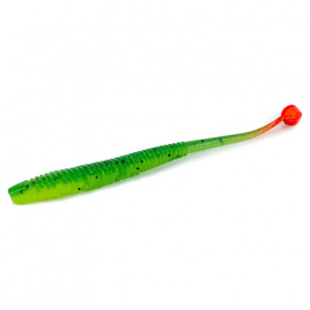Molix Sator Worm 2,5'', 6,3cm (15pcs) - UV Orange Tail