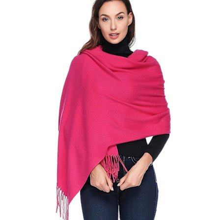 Kasjmirull Sjal Wraps Tykk Myk Pashmina Skjerf Kasjmir Skjerf For Kvinner Stor Størrelse Skjerf Hodeskjerf For Kvinner