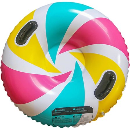 Oppblåsbar snøtube - 90 cm. Oppblåsbar snøspade for barn og voksne å ake på. Høy holdbarhet. Egnet for w