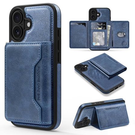 ING iPhone 12 -puhelinkotelo, monitoiminen korttipidike, sininen