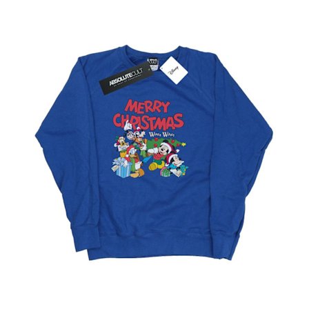 Disney Womens/Ladies Mickey And Friends Winter Wishes Sweatshirt