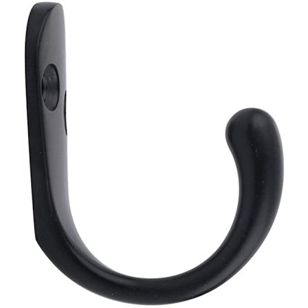 4-pack klädkrok, matt svart