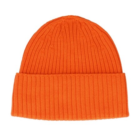 MJM Hats - Arancia cuff Beanie - 100% Merino Wool Orange Cuff @ Hatstore