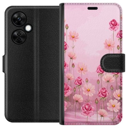 Kompatibelt Lommeboketui til OnePlus Nord CE 3 Lite Petal Reverie Soft Blush