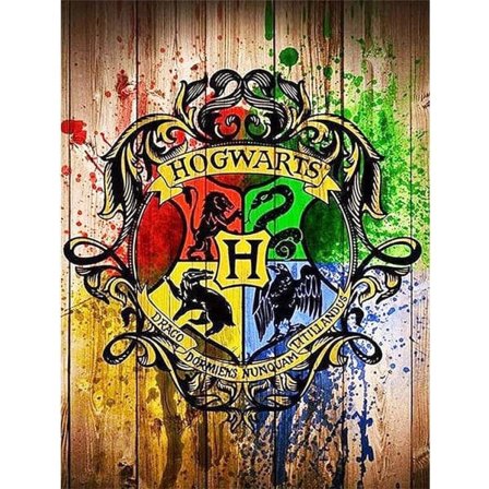(30x40) Harry Potter DIY 5D diamantmaleri komplette boresæt, Diam