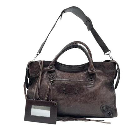 Balenciaga Vintage Pre-owned HandTass , Bruin , Dames , Maat: ONE Size Vintage Tassen
