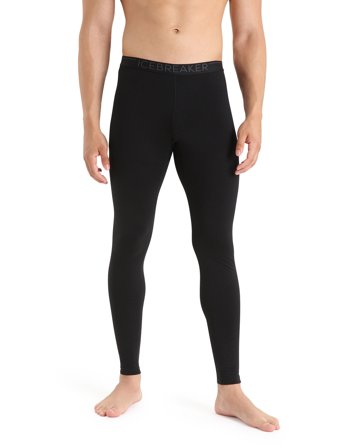 Icebreaker Men Merino 200 Oasis Leggings - Black - XXL