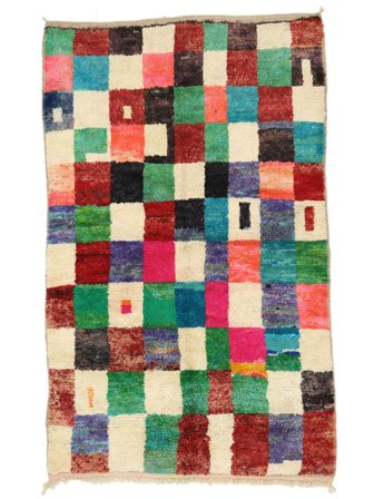 Hand Knotted Berber Moroccan - Mid Atlas 166X265 Wool Rug