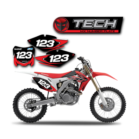 Tech Dekore Nummernschild - Honda CRF 300L 2022-2023