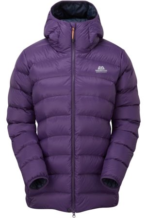Mountain Equipment Skyline Hooded Women's Jacket Women warmly-lined down jackets Purple 34-36