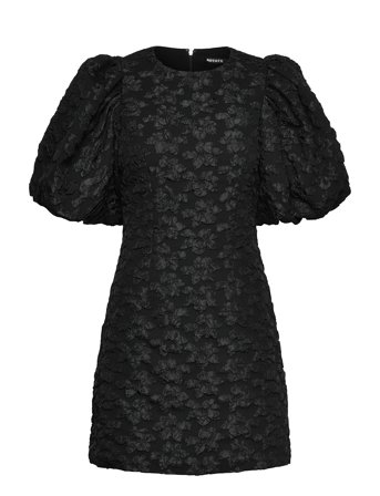 Jacquard Mini Dress Designers Party Dresses Black ROTATE Birger Christensen