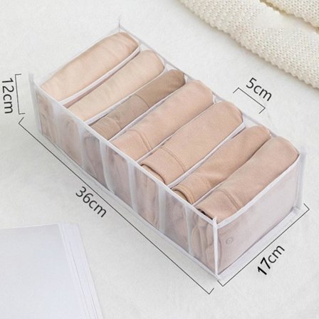 Jeansfackförvaringslåda garderob kläder låda nätseparation låda för sovrum sovsal