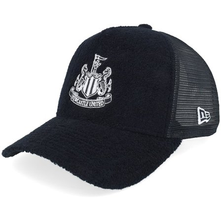 New Era - Football Svart trucker Keps - Newcastle United Terry Cloth A-frame Trucker Black @ Hatstore