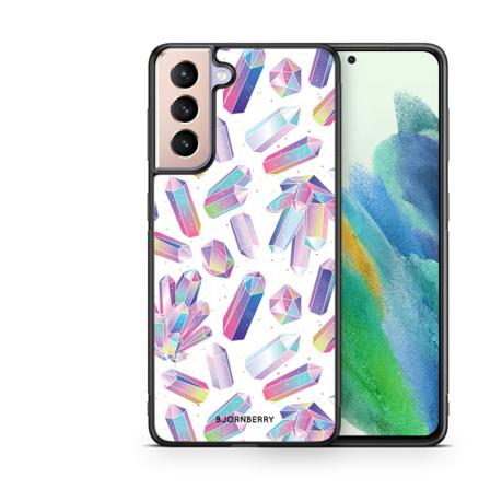 Bjornberry Skal Samsung Galaxy S21 FE 5G - Kristaller Regnbåge