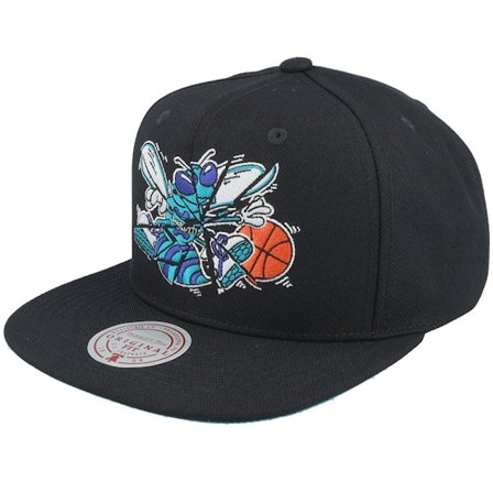 Mitchell & Ness - NBA Černá snapback Kšiltovka - Charlotte Hornets Shattered Black Snapback @ Hatstore