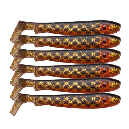 SvartZonker McRubber Bass 8cm (6-pack) - C20 McStrong