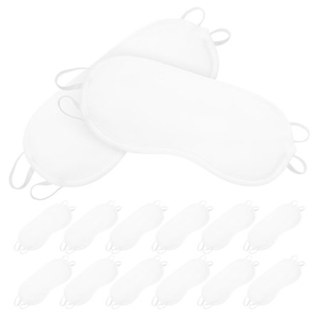 20 stk. blanke øyemasker, sovemasker, engangsmasker, sovemasker, øyelapper