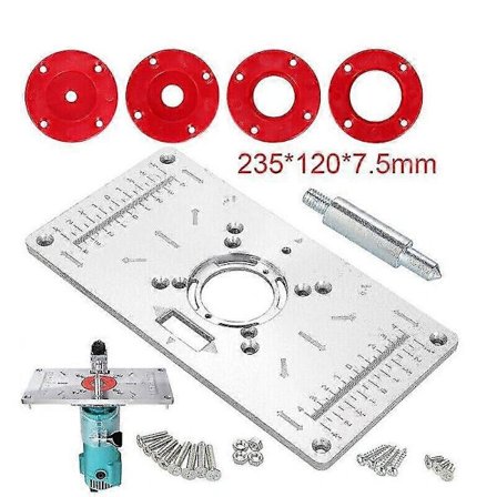 Asennuslevy sisälevy Makita RT0700C jyrsintäpöydälle 235mm