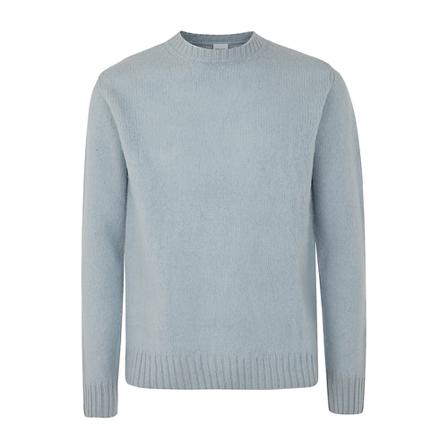 Aspesi, Round-neck Knitwear Blauw, Heren, Maat:XL