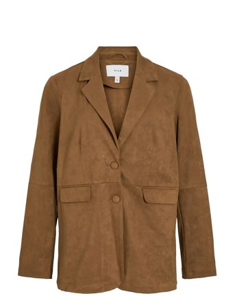 Vihena Loose Blazer /Ln Brown Vila