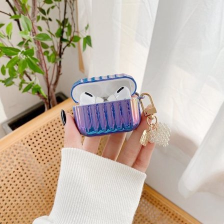 Airpods Pro skal i neon med søde smykker flere farver