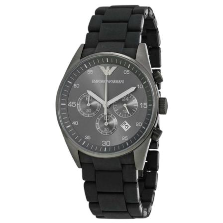 Emporio Armani Watch UR - , Zwart , Heren , Maat: ONE Size Horloges