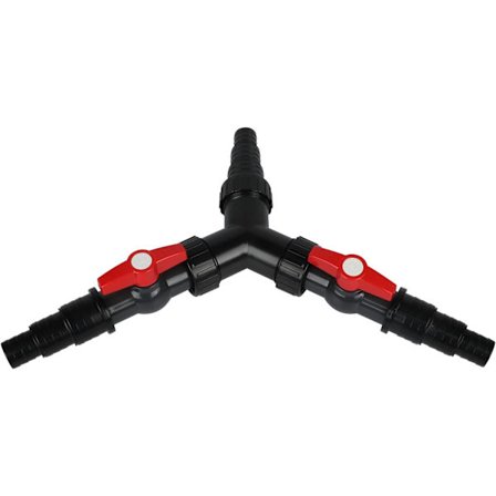 Hastighets 3-vägs ventil Y-fördelare Vattenfördelare för dammpump och vattendrag 25/32/38mm