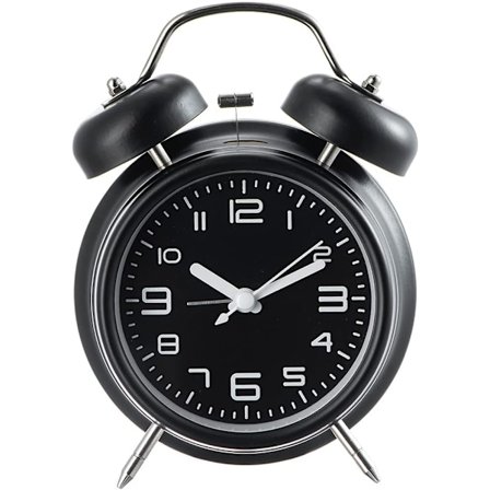 Superhøj vækkeur til folk der sover tungt, lydløs uden tikken {ROG}