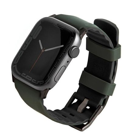 Uniq Linus-rem til Apple Watch 1/2/3/4/5/6/7/8/SE/SE2/Ultra 42/44/45/49mm - grøn