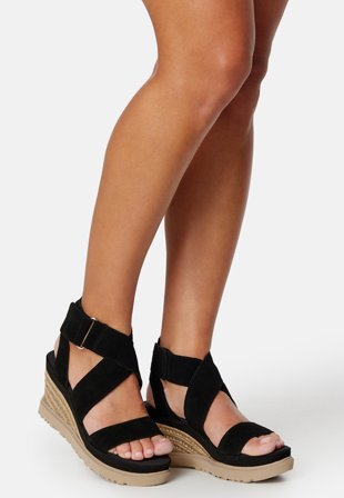 UGG Ileana Ankle Wedge Black Sko