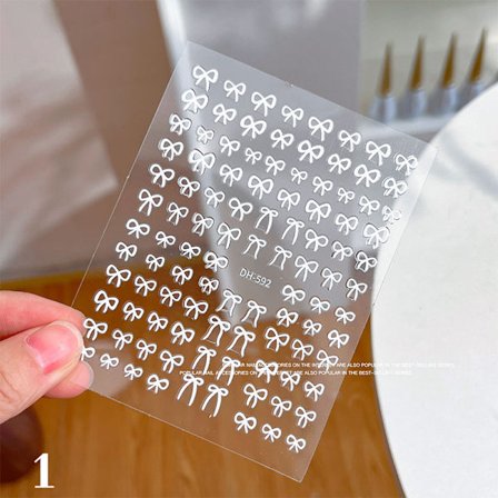 Tegnefilm Graffiti Sløjfe Ultra-tynd Nail Art Stickers Killing Hund Be