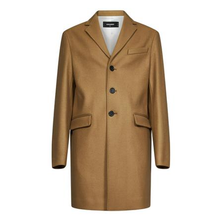 Dsquared2 Coats Brun, Herre Uldfrakker